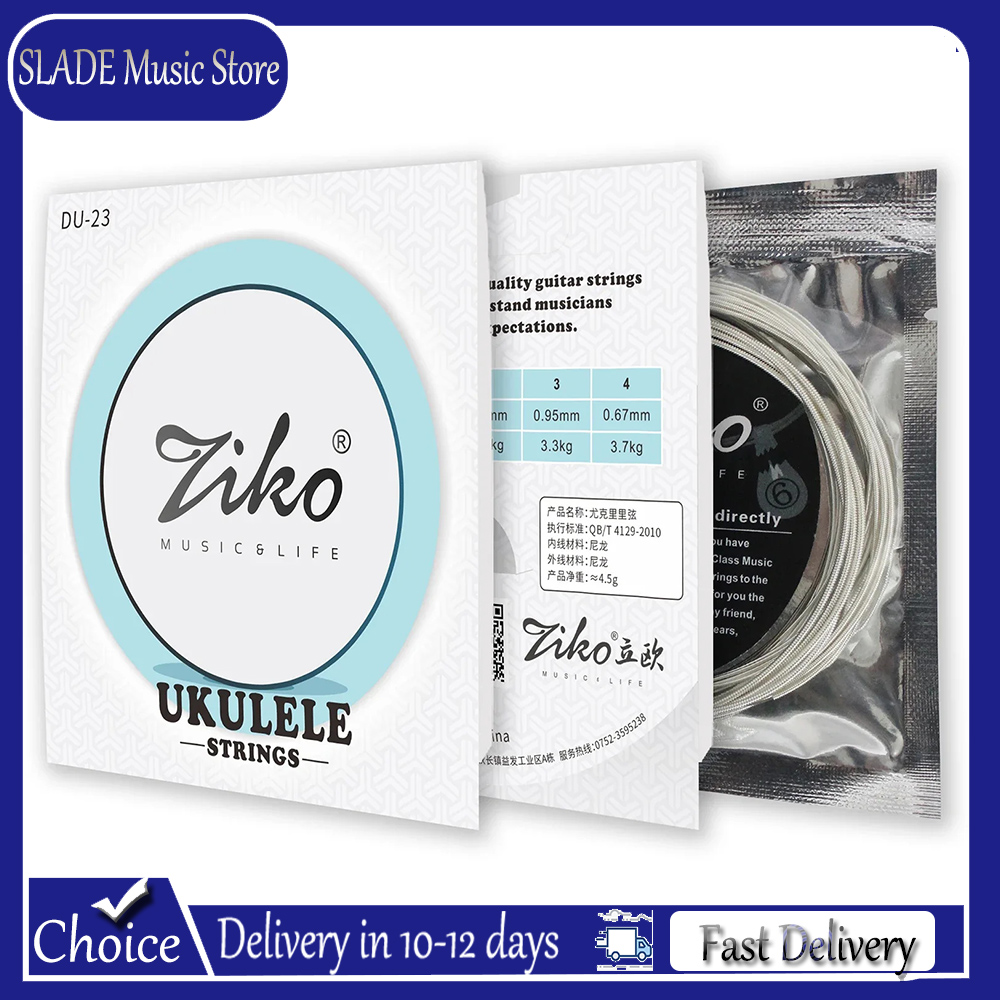 Musical Instrument Strings - ZIKO Ukulele Strings Soprano Concet Tenor