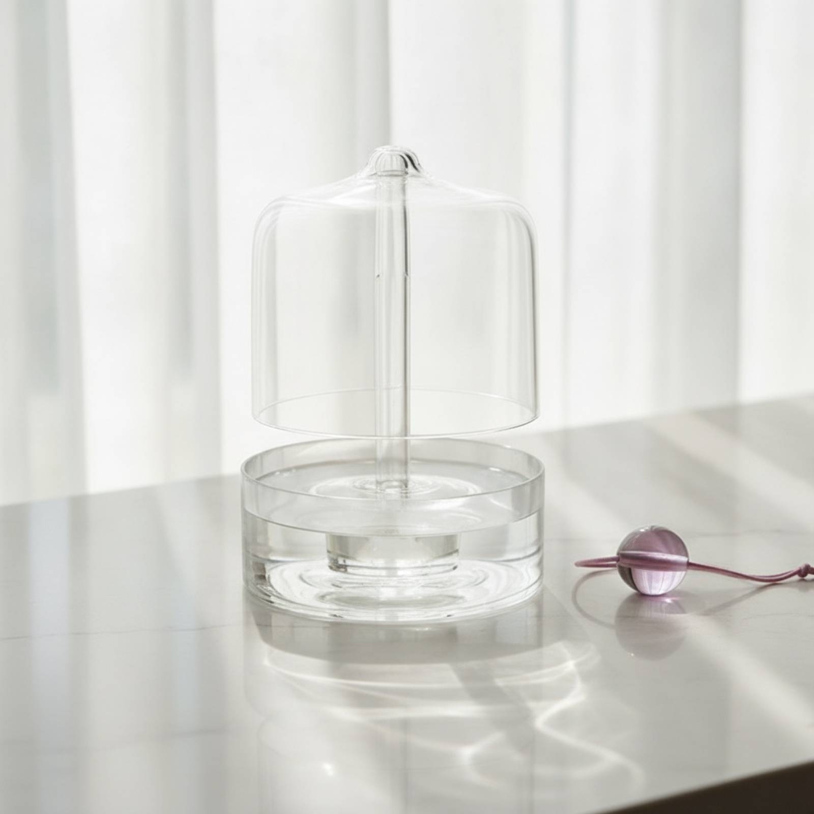 Musical Instrument Glass - Crystal Meditation Bell Mindfulness Crystal Bell