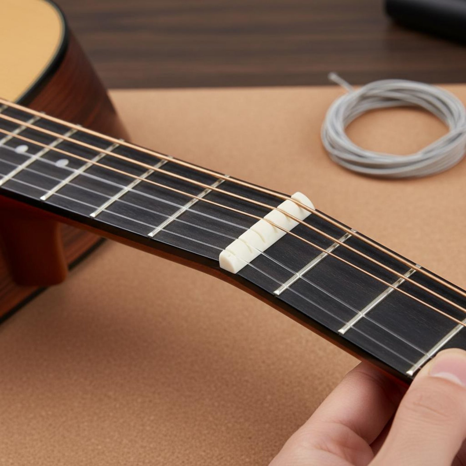 Musical Instruments Easy - Guitar Nut and Saddle Set Easy