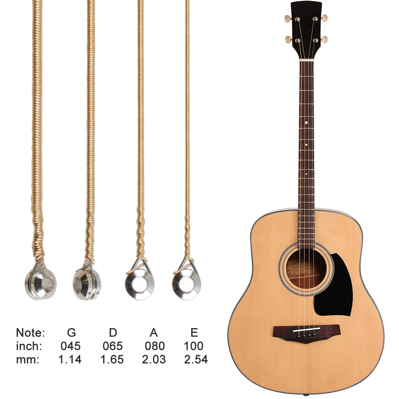 Musical Instrument Strings - 4 Strings Acoustic Bass ANTI-RUST Phosphor