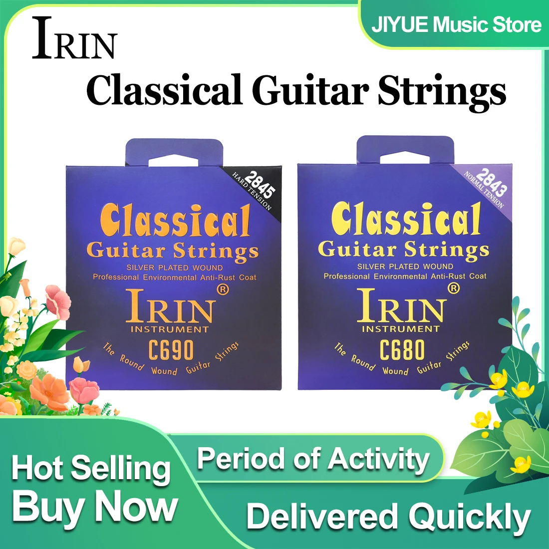 Classical Guitar Nylon - IRIN Classical Guitar Strings Nylon Silver
