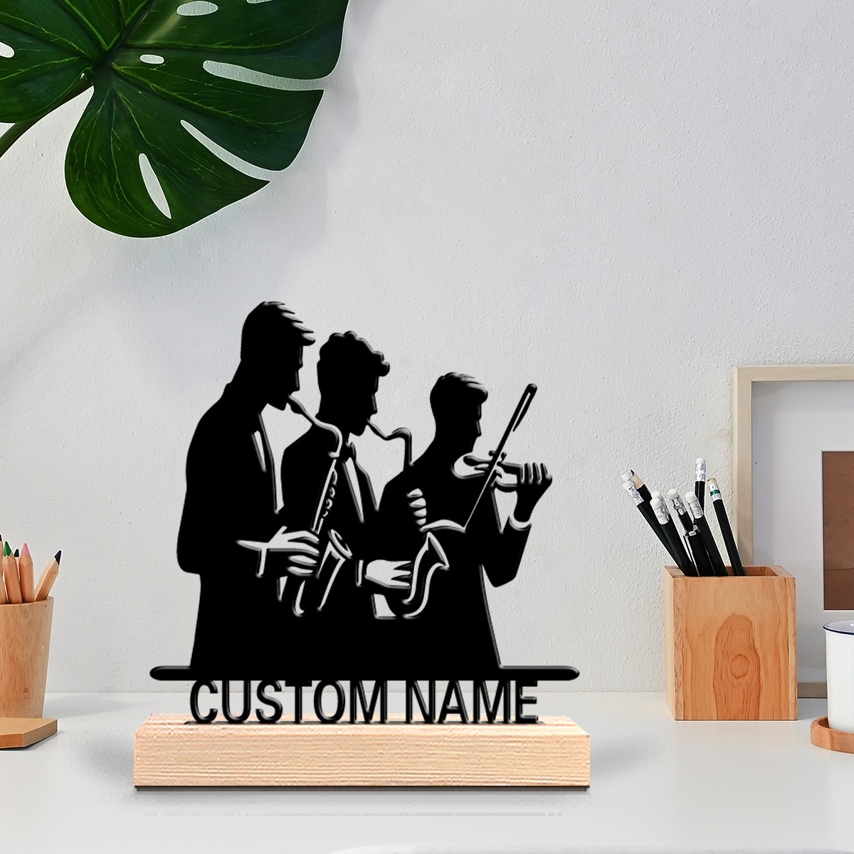 Musical Instrument With Names - 1pc Playing musical instruments Customized Name