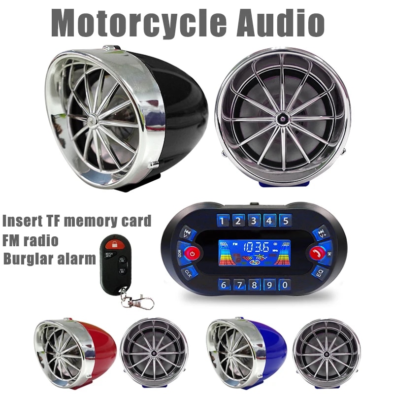 Musical Instrument Amplifier - MT730 Motorcycle Bluetooth Speaker Amplifier Output