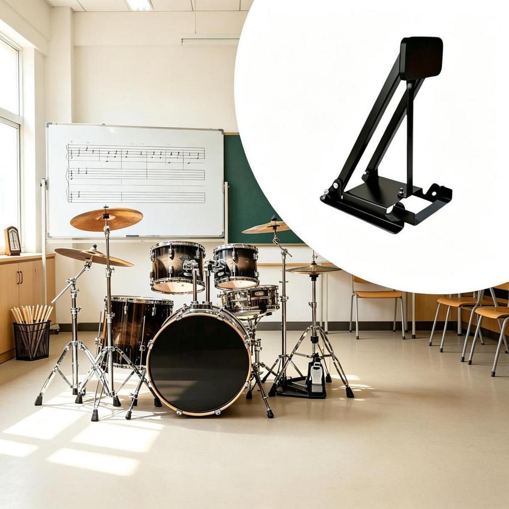 Musical Instrument Bass - Compact Padded Bass Drum Practice Pedal