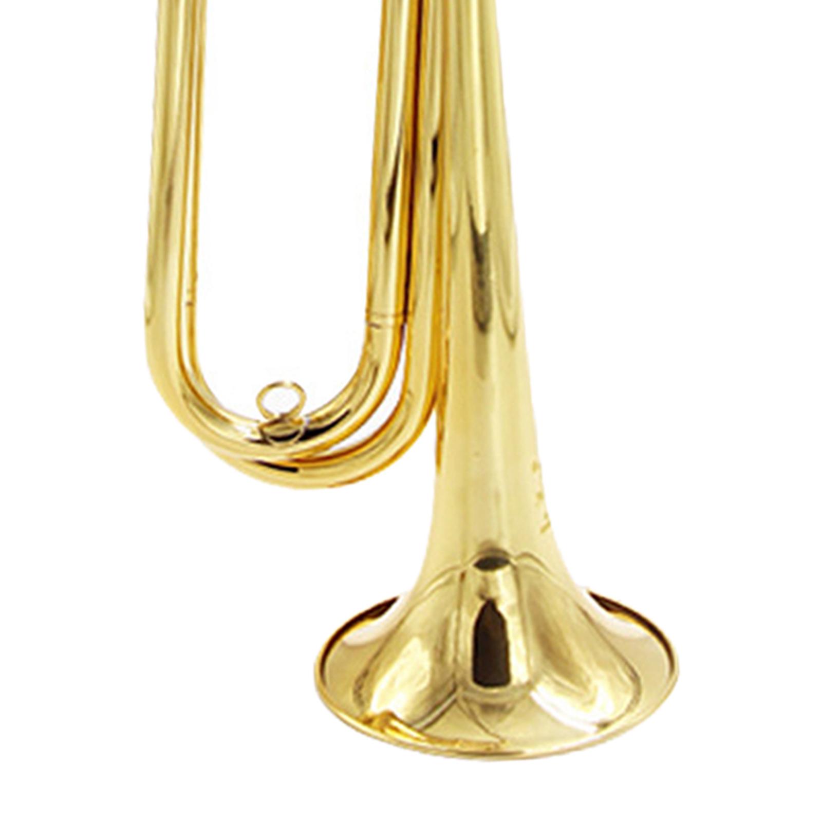 Musical Instrument Bugle - Scout Bugle Trumpet, 7C Mouthpiece Adjustable