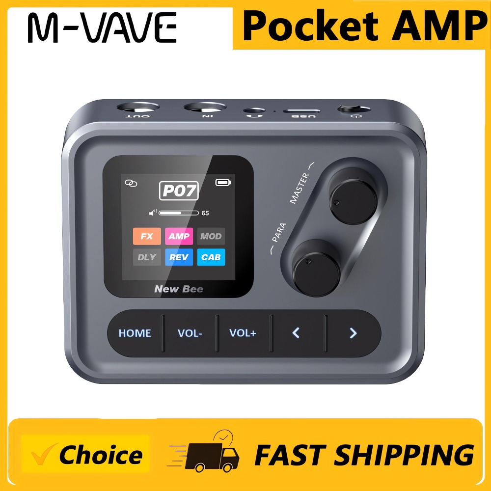 Musical Instrument Amplifier - M-VAVE Pocket AMP Multi Effects Guitar