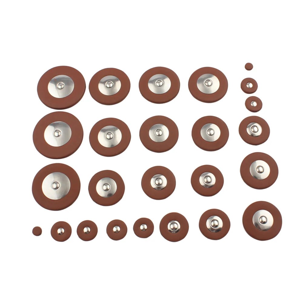 Musical Instrument Oboe - Saxophone Pads Universal Button Leather Pads