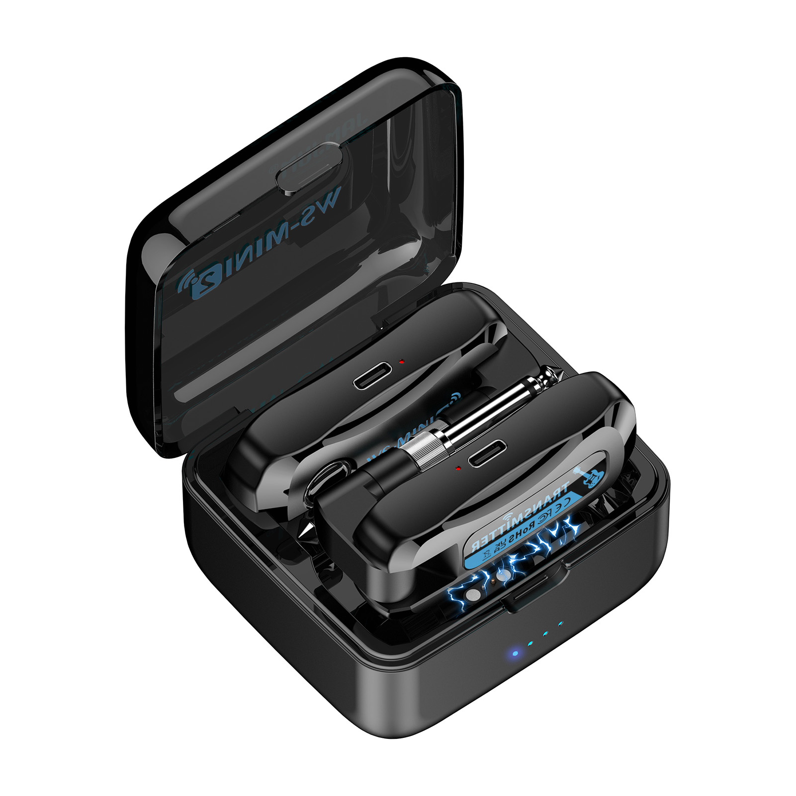 Musical Instrument Amplifier - 2.4G Wireless Guitar System Rechargeable Portable