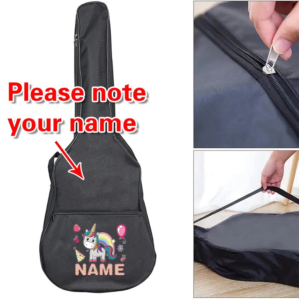 Musical Instrument With Names - Customized Name Guitar Bag 36-41inch Waterproof