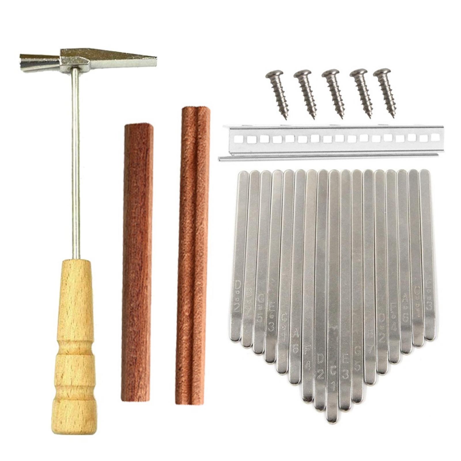 A Musical Instrument With Keys - DIY Kalimba Thumb Piano 17 Keys