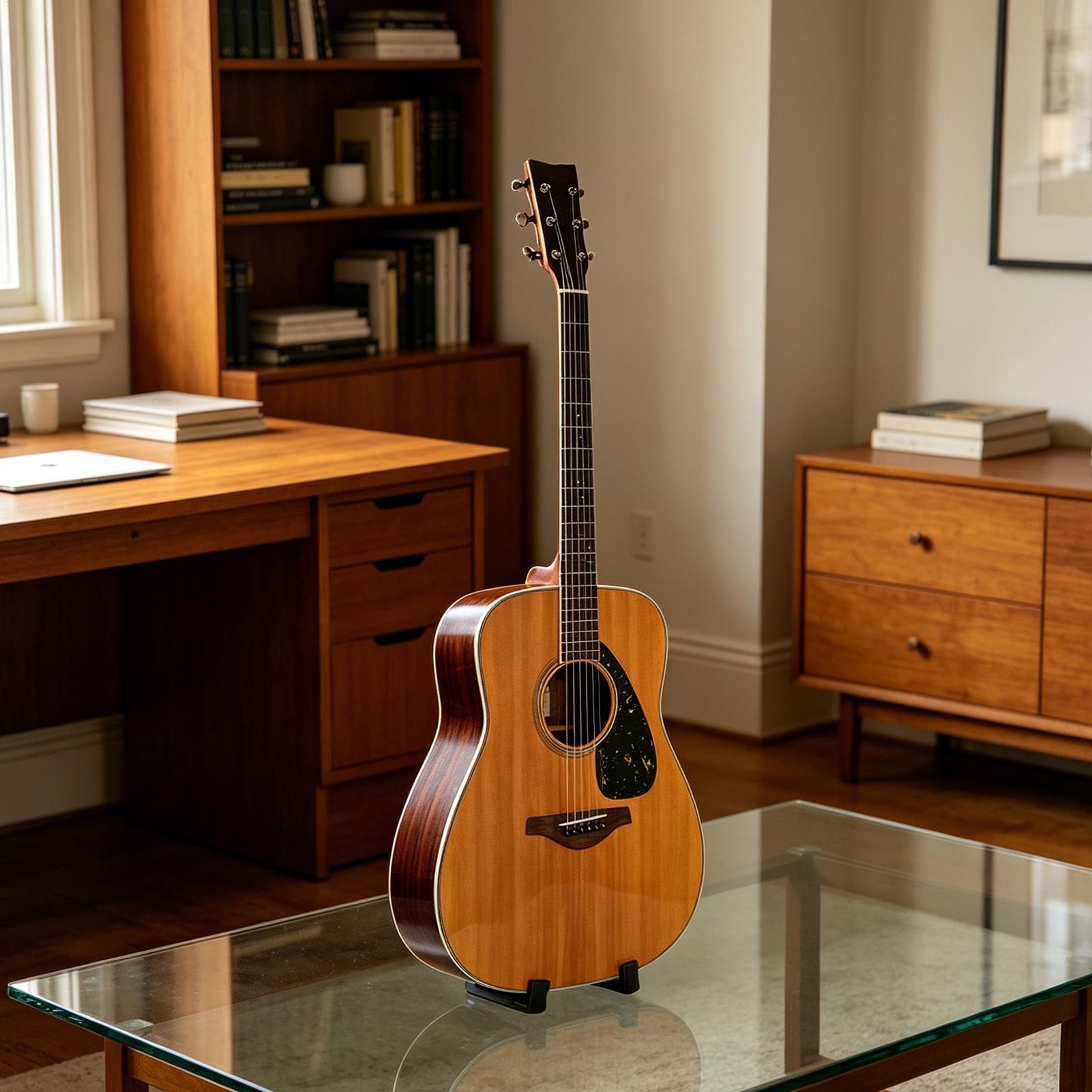 Musical Instrument Bass - Guitar Stand Floor Portable Ukulele Storage