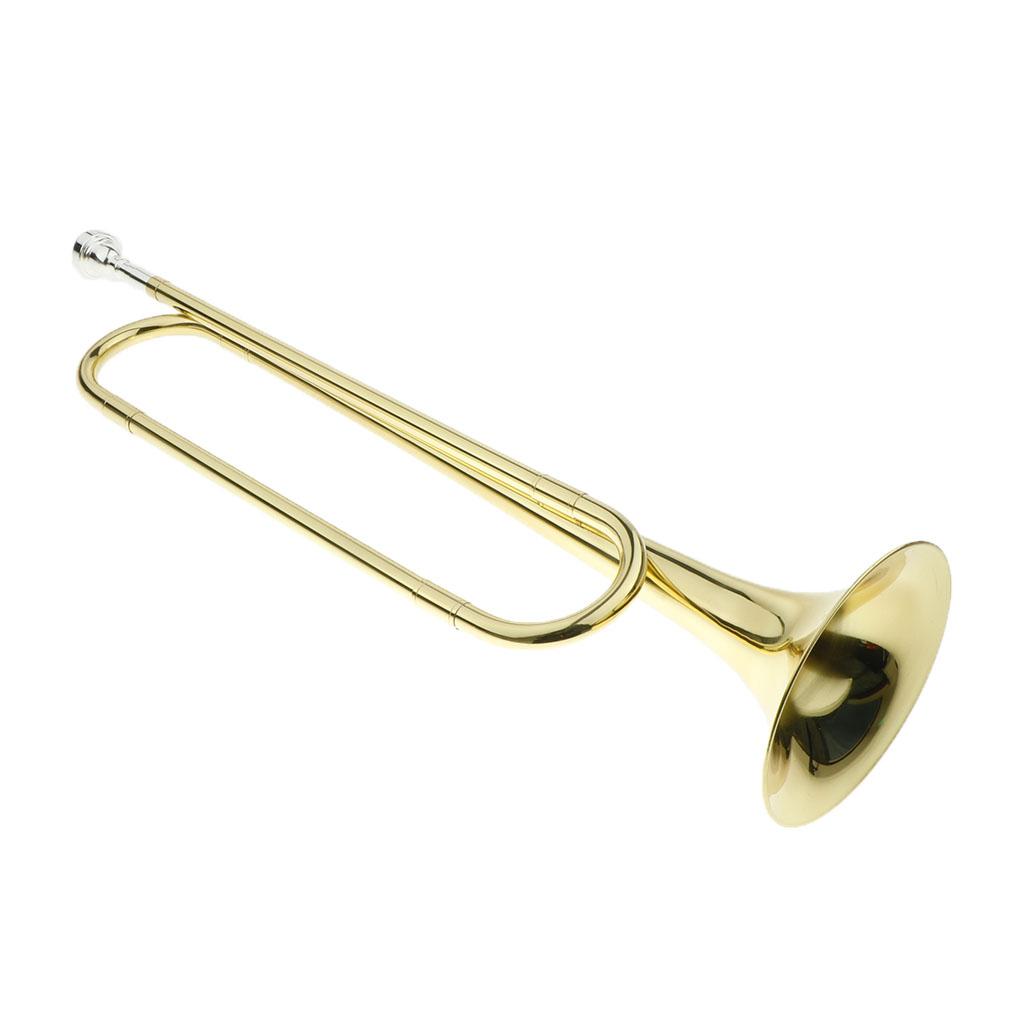Musical Instrument Bugle - Brass Music Instruments Herald Long Trumpet