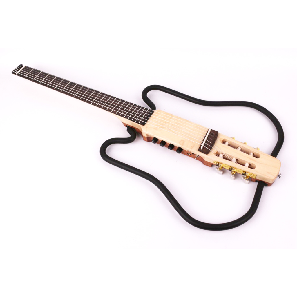 Classical Guitar Nylon - NAOMI Silent Nylon String Headless Classic