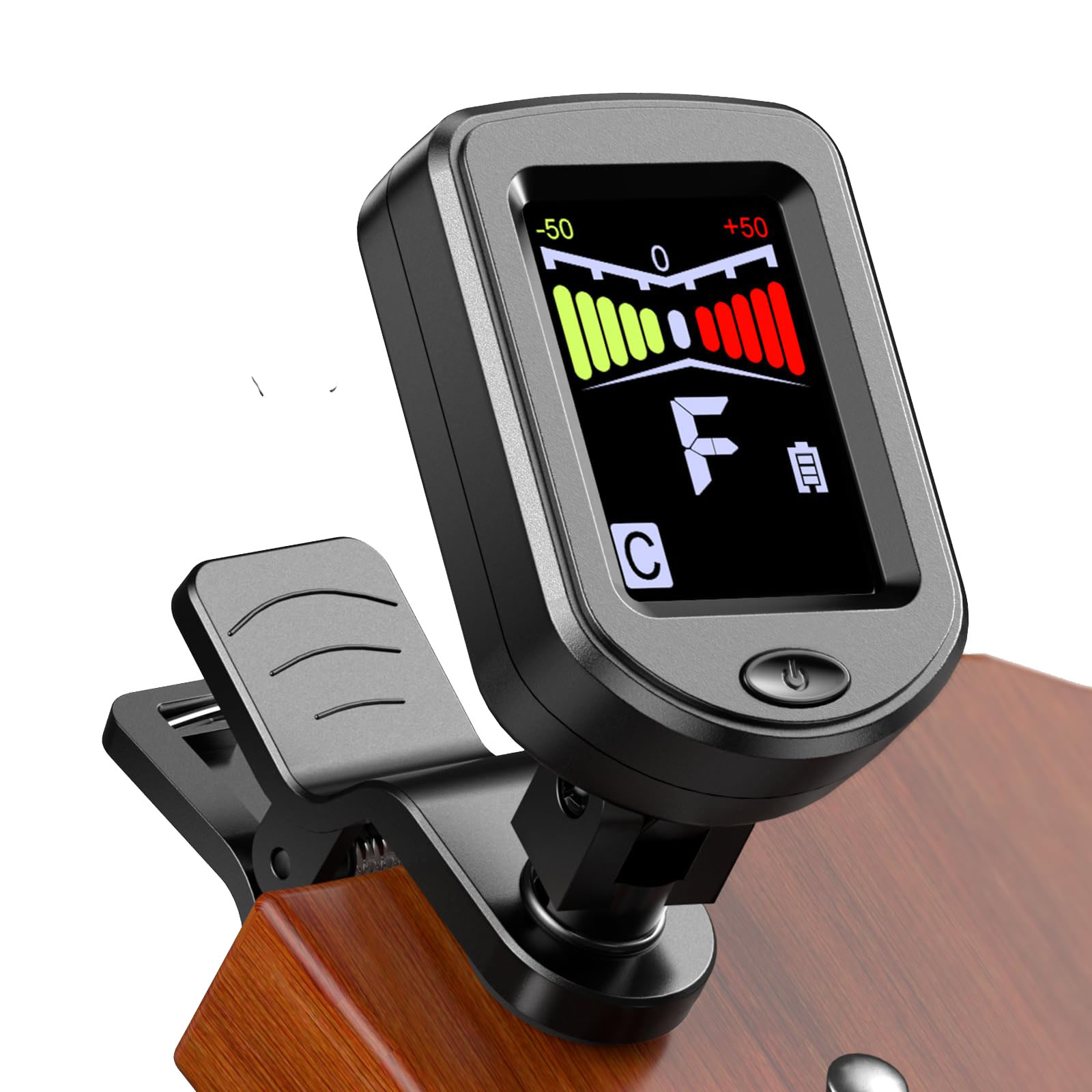 Musical Instruments Easy - Clip-On Guitar Tuner with Regular/Color Screen