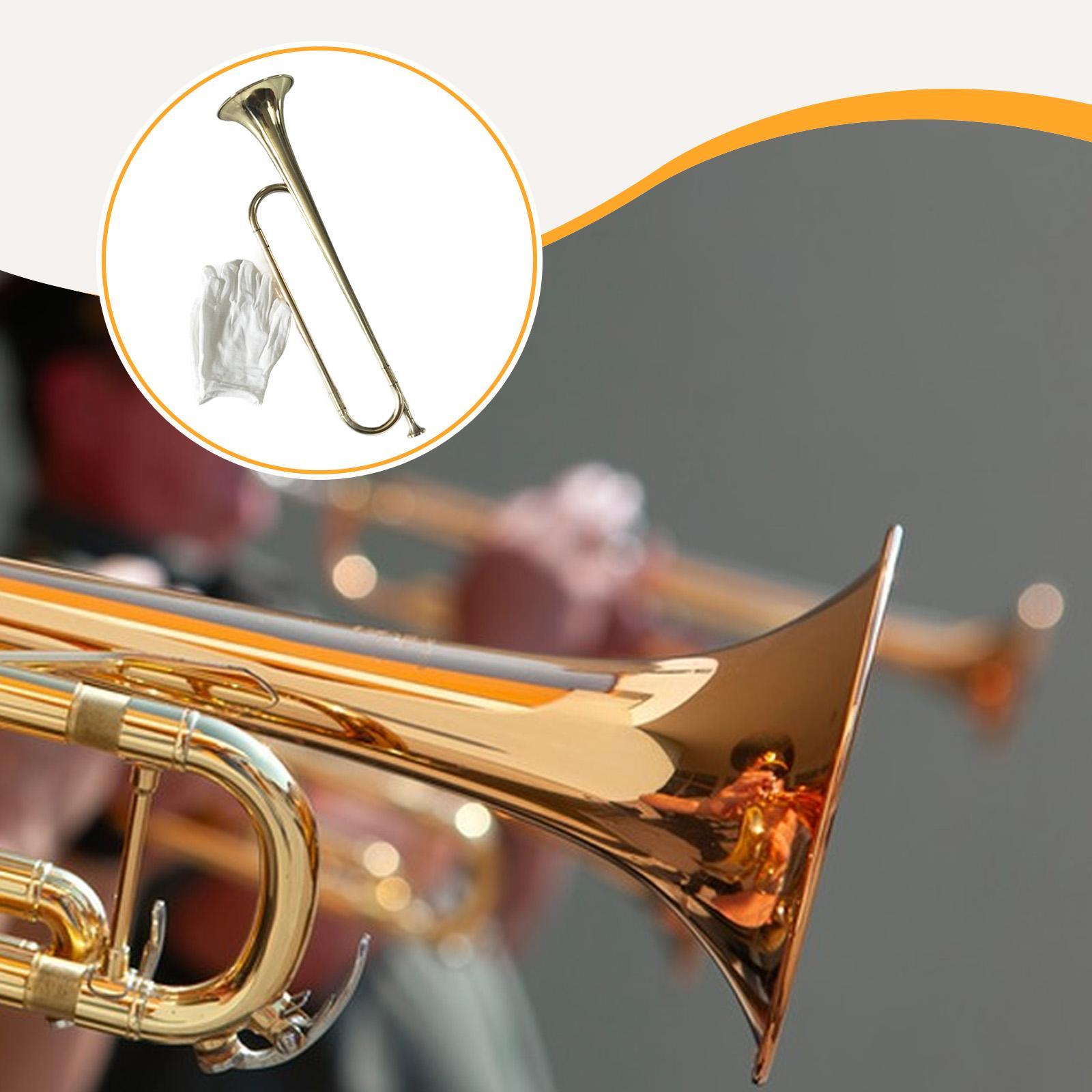 Lightweight Brass Bugle Trumpe - Musical Instrument Bugle ulasan dan harga