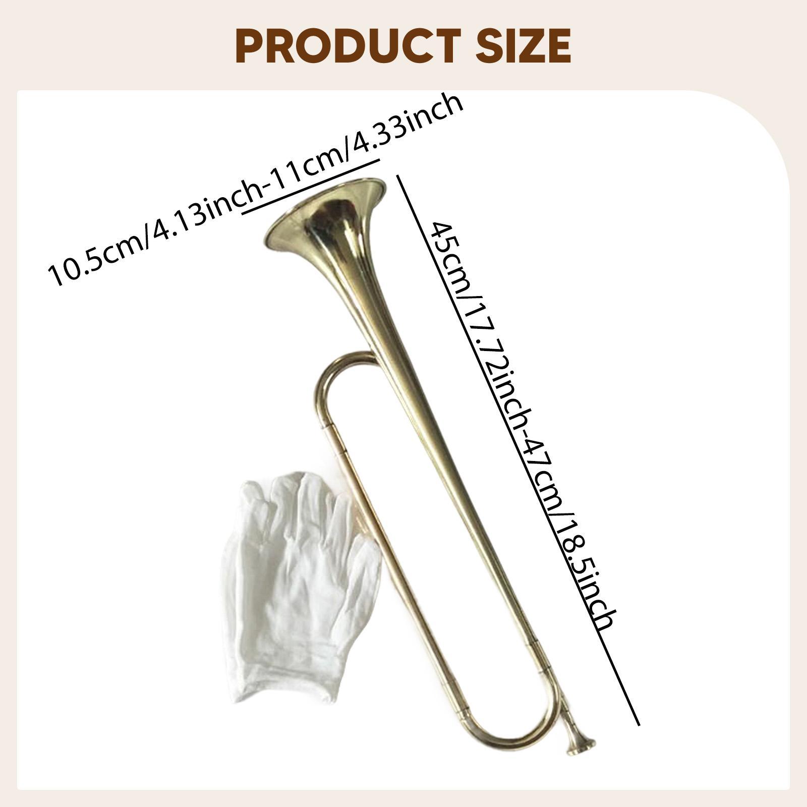 Lightweight Brass Bugle Trumpe - Musical Instrument Bugle ulasan dan harga