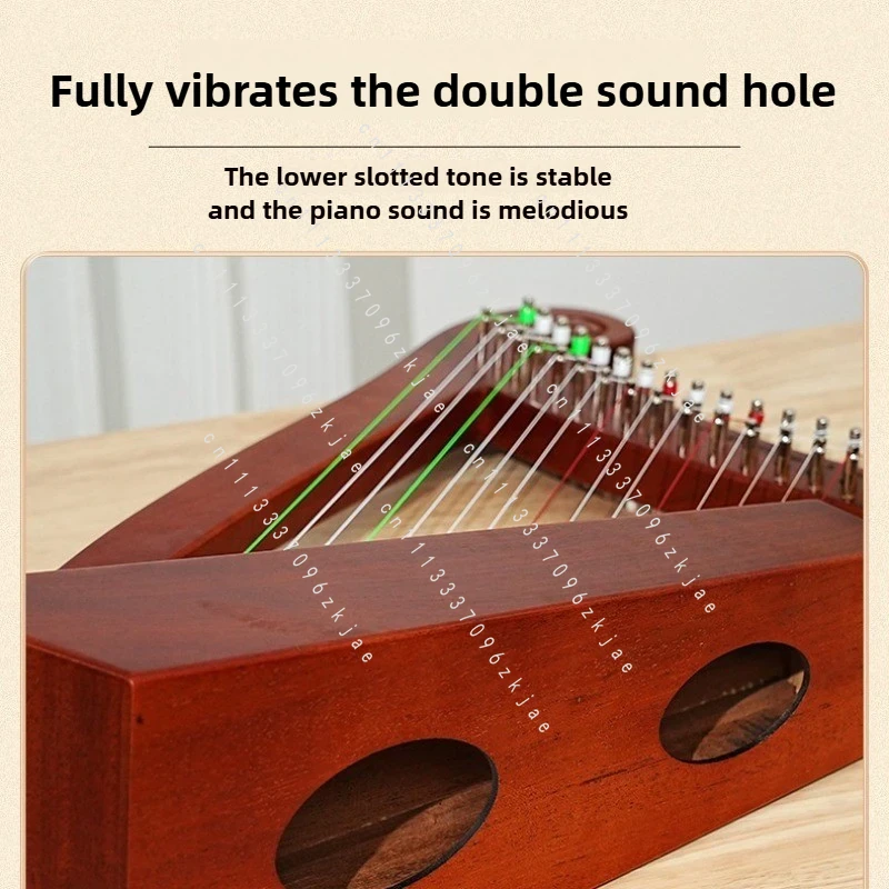 Handmade 15 Tone Harp Sound Th - Musical Instrument Strings ulasan dan harga