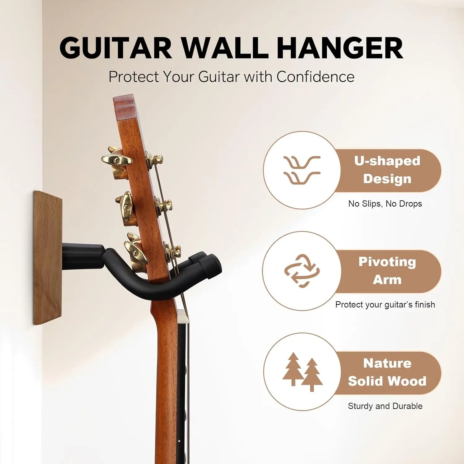 Wall Mount Guitar Hook Hanger  - Musical Instrument Bass ulasan dan harga