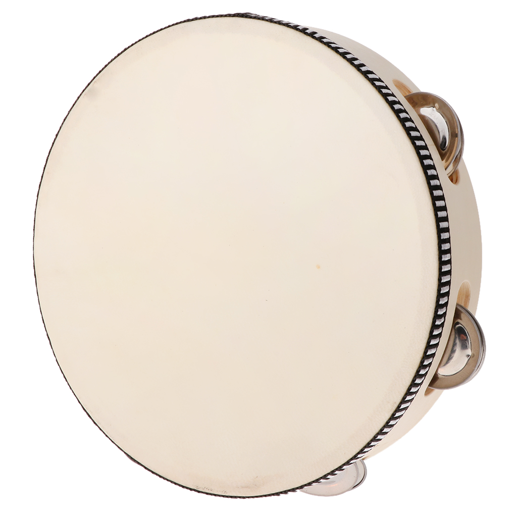 Wooden Musical Tambourine Beat - Tambourine Hand Drum ulasan dan harga