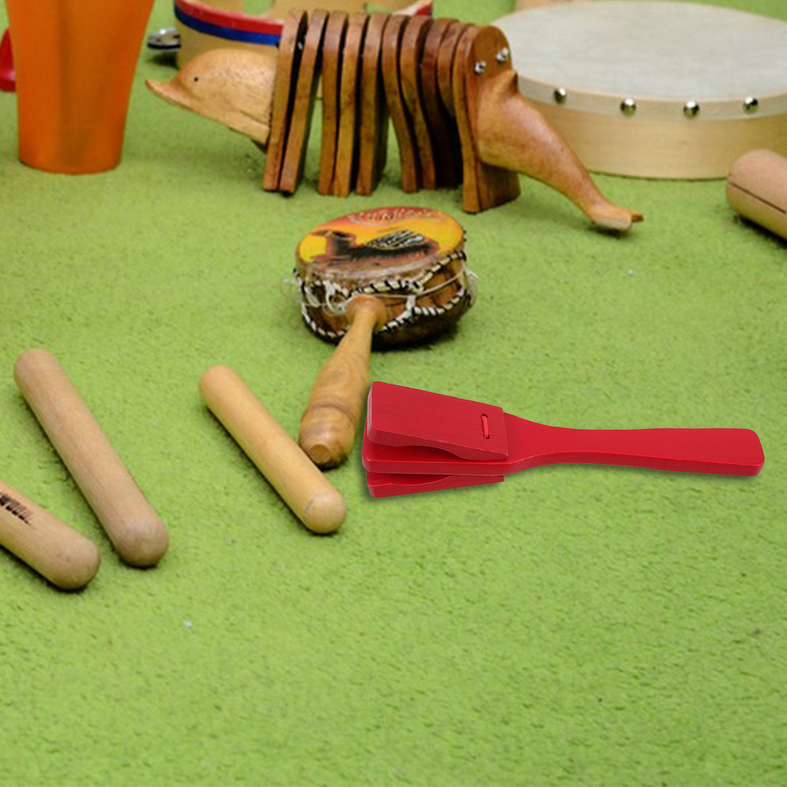 2Pcs Wooden Clapper Musical In - Musical Instrument Clapper ulasan dan harga