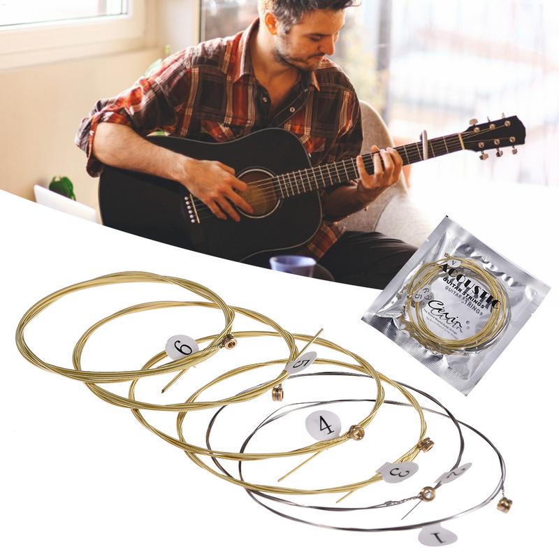 6Pcs High-Quality Acoustic Gui - Musical Instrument Strings ulasan dan harga