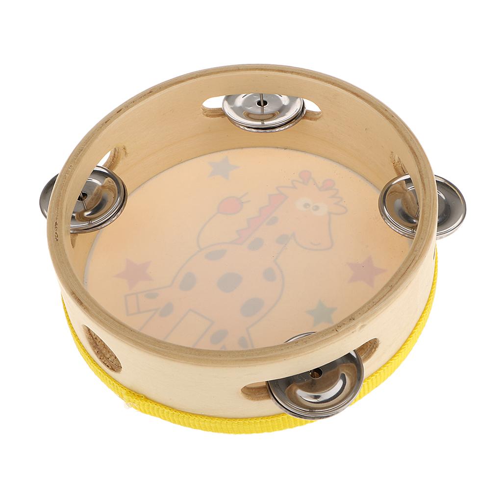 Wooden Tambourine Small Hand P - Tambourine Hand Drum ulasan dan harga