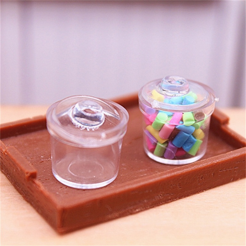 2Pcs 1:12 Dollhouse Miniature  - Musical Instrument Glass ulasan dan harga