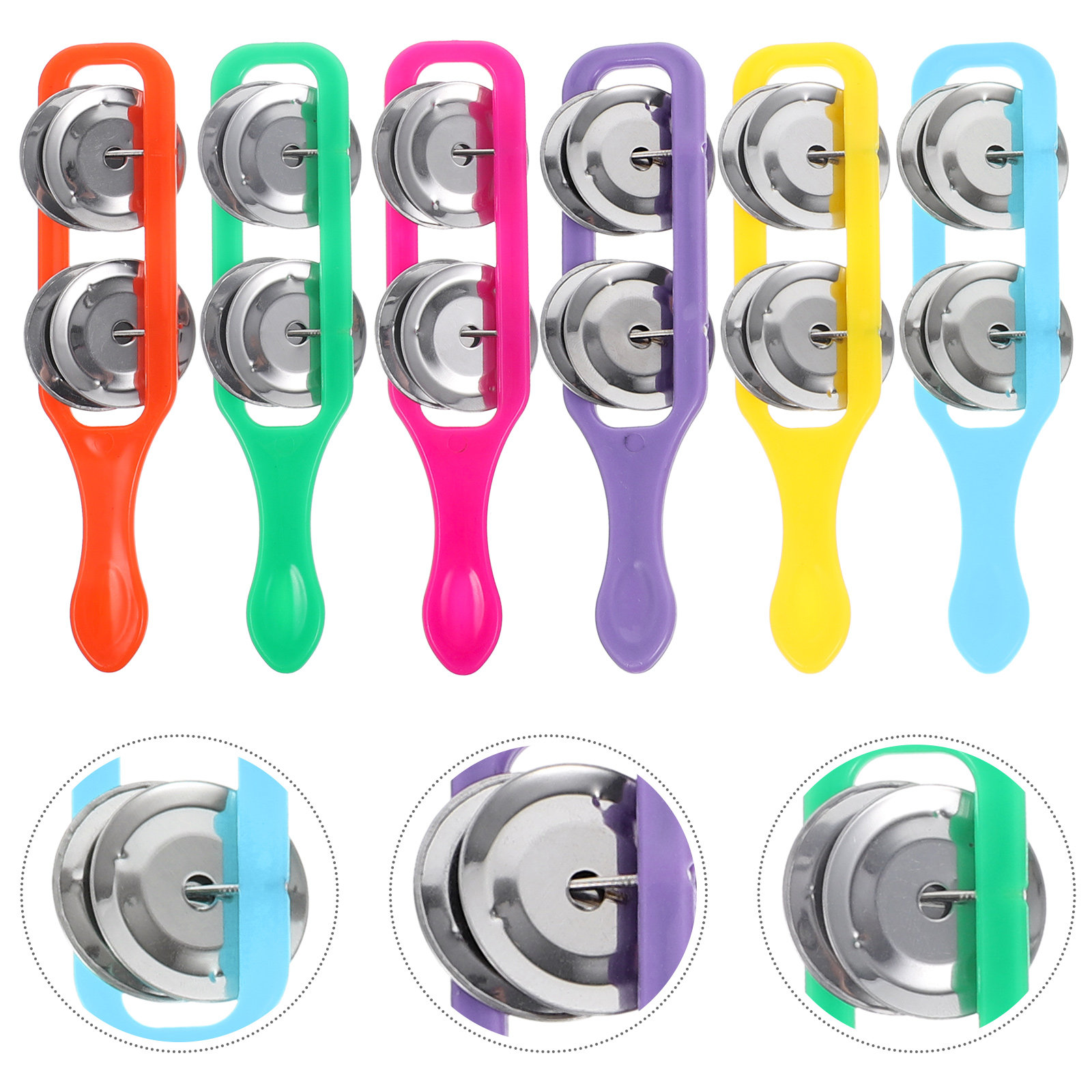 18Pcs Handbell Colorful Percus - A Musical Instrument You Shake ulasan dan harga