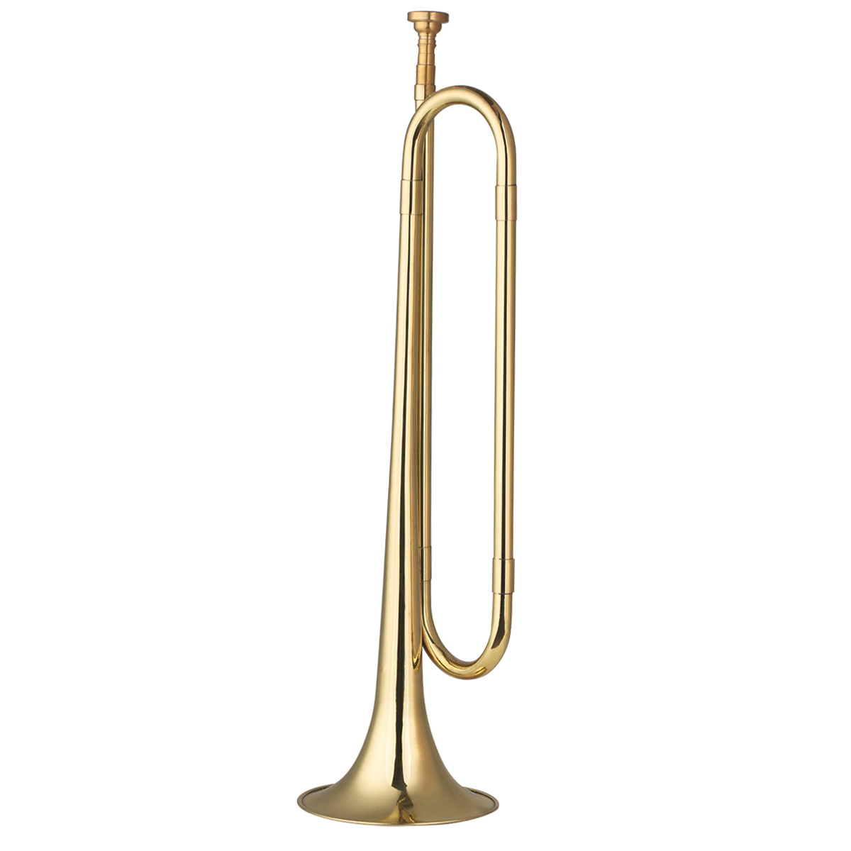 Brass C Bugle Call Gold-Plated - Musical Instrument Bugle ulasan dan harga