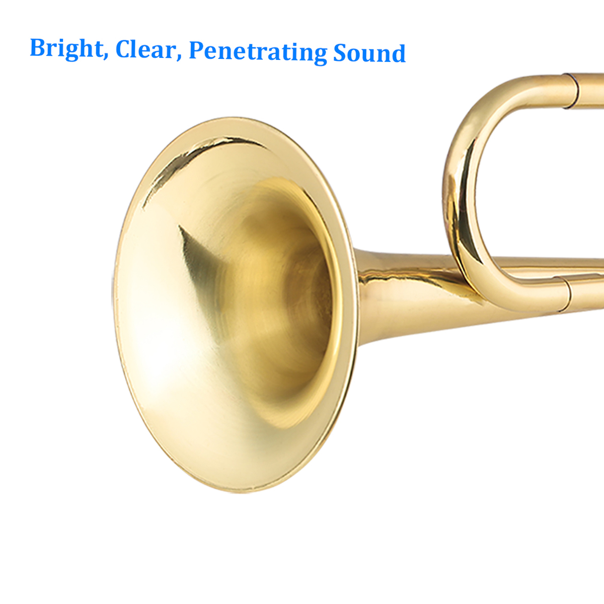Brass C Bugle Call Gold-Plated - Musical Instrument Bugle ulasan dan harga