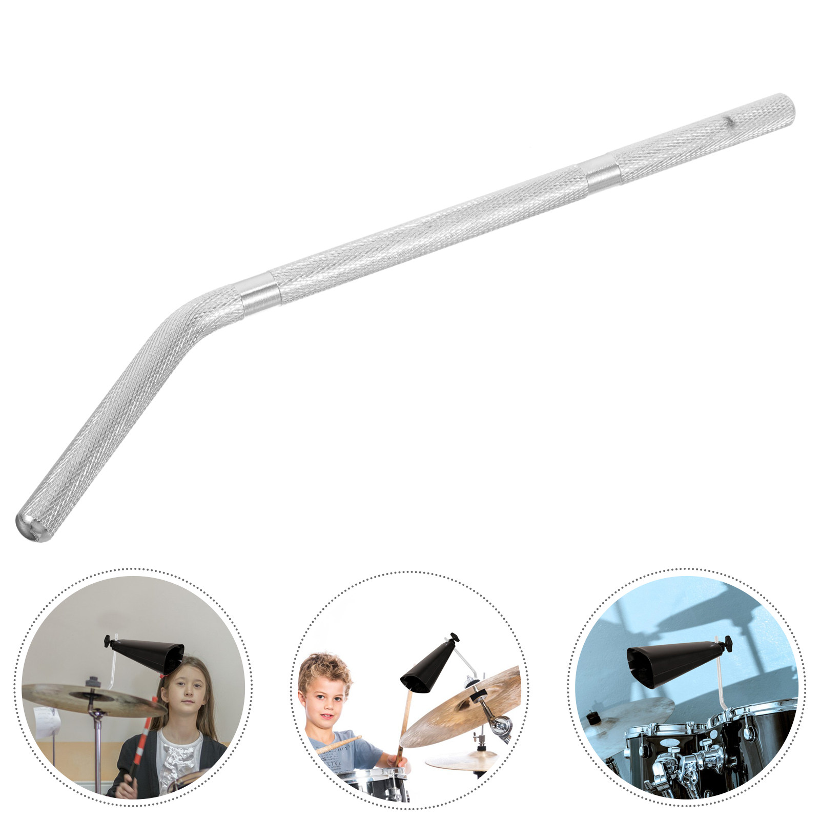 Metal Cowbell Bracket Wear Res - Musical Instrument Kit ulasan dan harga