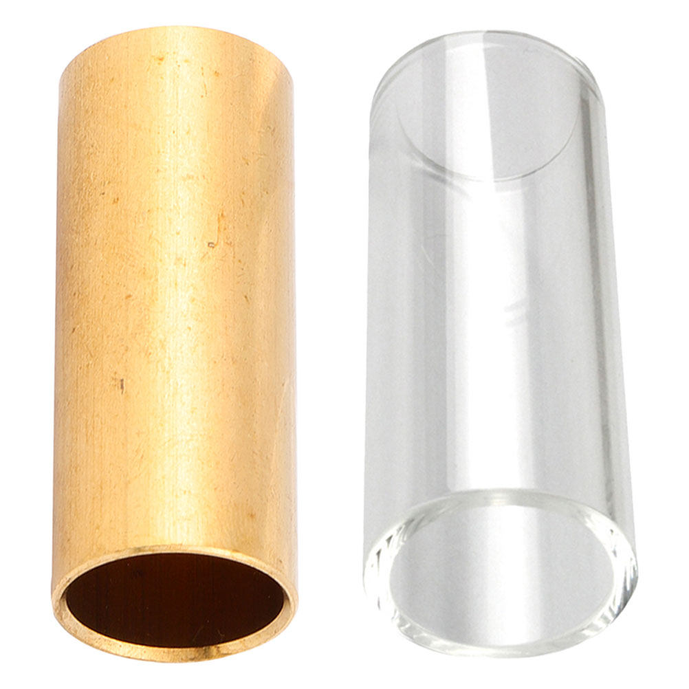 2Pcs Guitar Slide Glass Metal  - Musical Instrument Glass ulasan dan harga