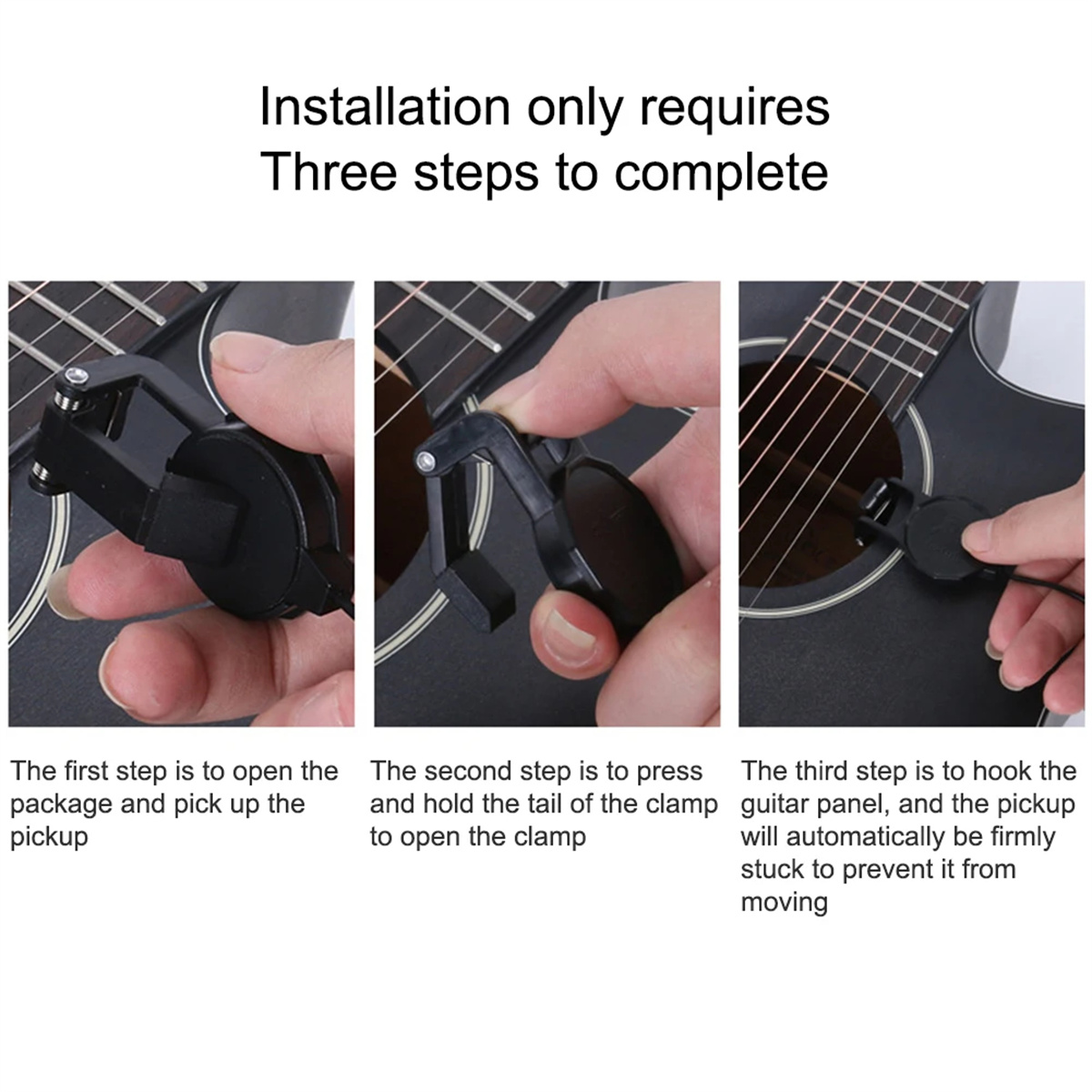 Audio Jack Clip On Pickup for  - Musical Instruments Easy ulasan dan harga