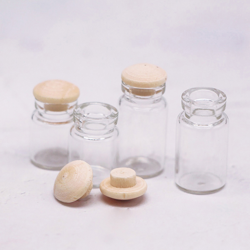 4Pcs/set Mini Glass Candy Bott - Musical Instrument Glass ulasan dan harga