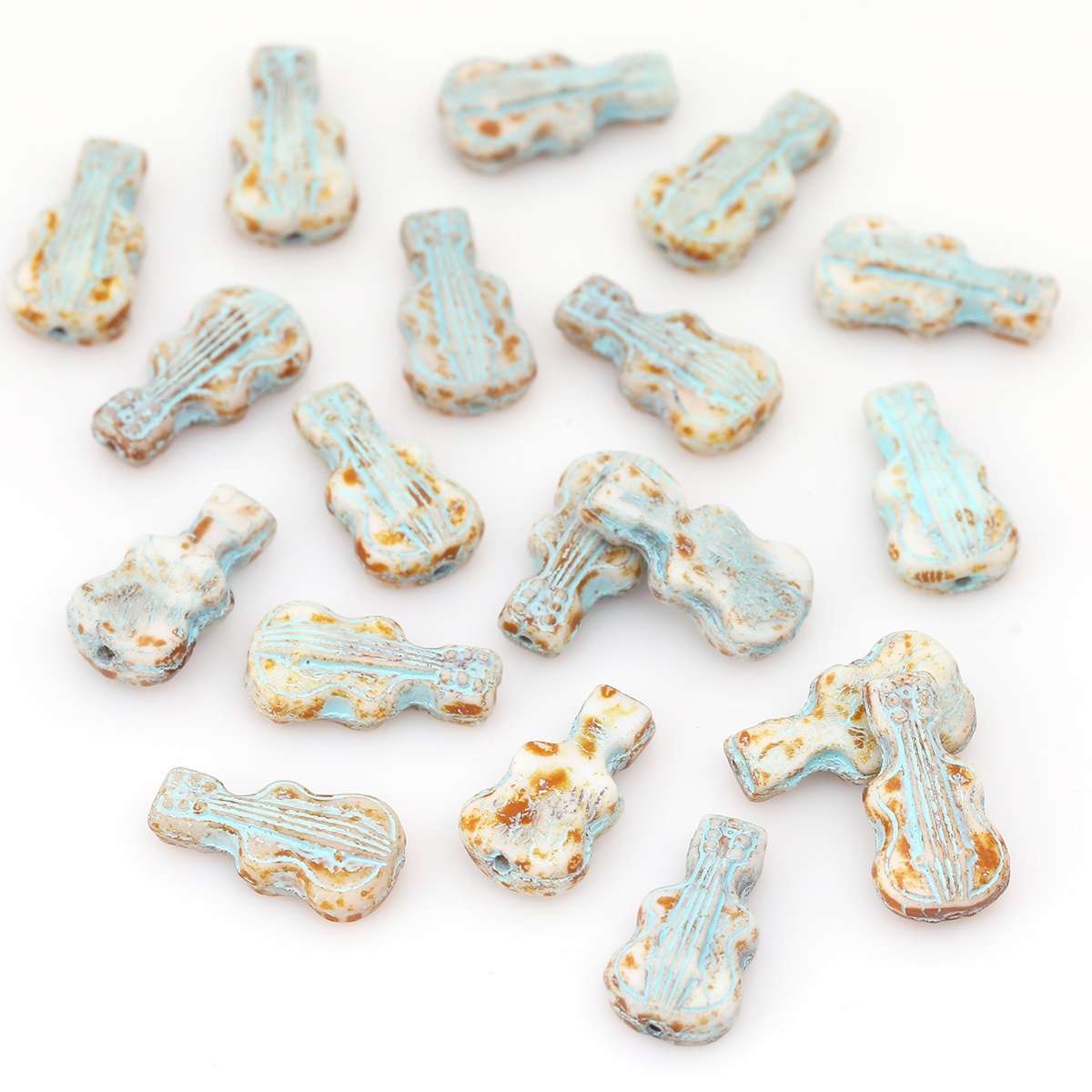 4pcs/8pcs Vintage Crackle Viol - Musical Instrument Glass ulasan dan harga