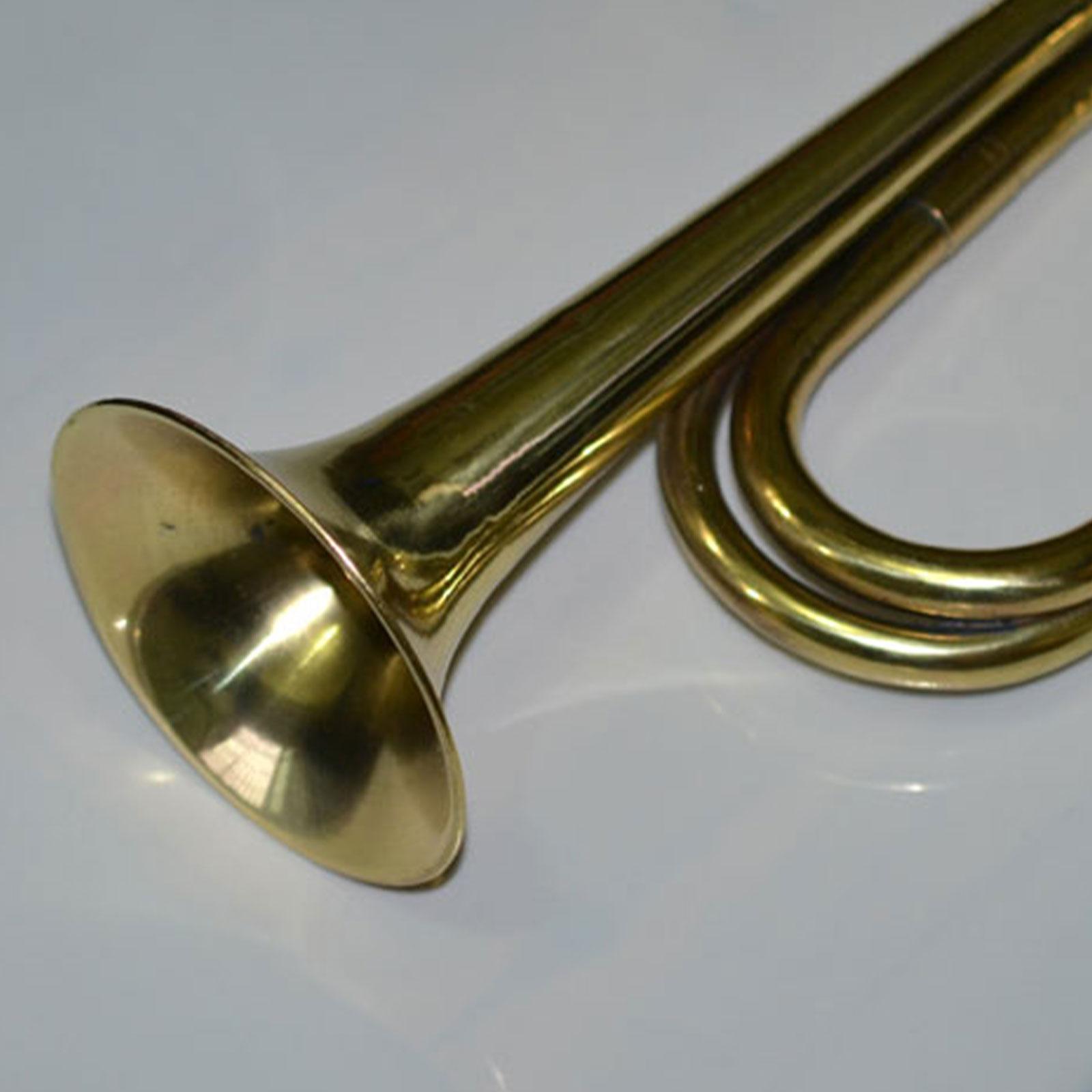 Camping Trumpet Brass Instrume - Musical Instrument Bugle ulasan dan harga