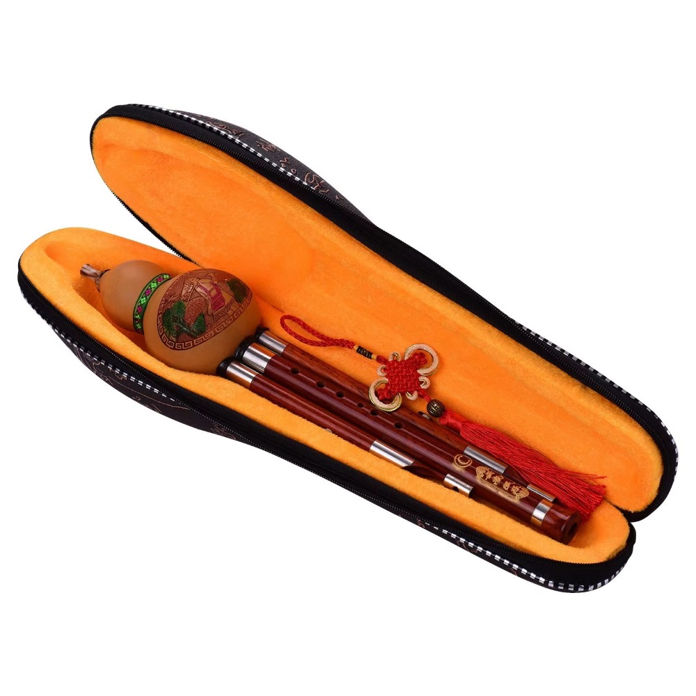 3-Tone C Key Hulusi Gourd Flut - Musical Instrument With A ulasan dan harga