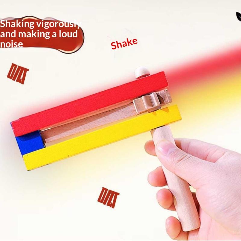 1Pc Wooden Clapper Kids Rhythm - Musical Instrument Clapper ulasan dan harga