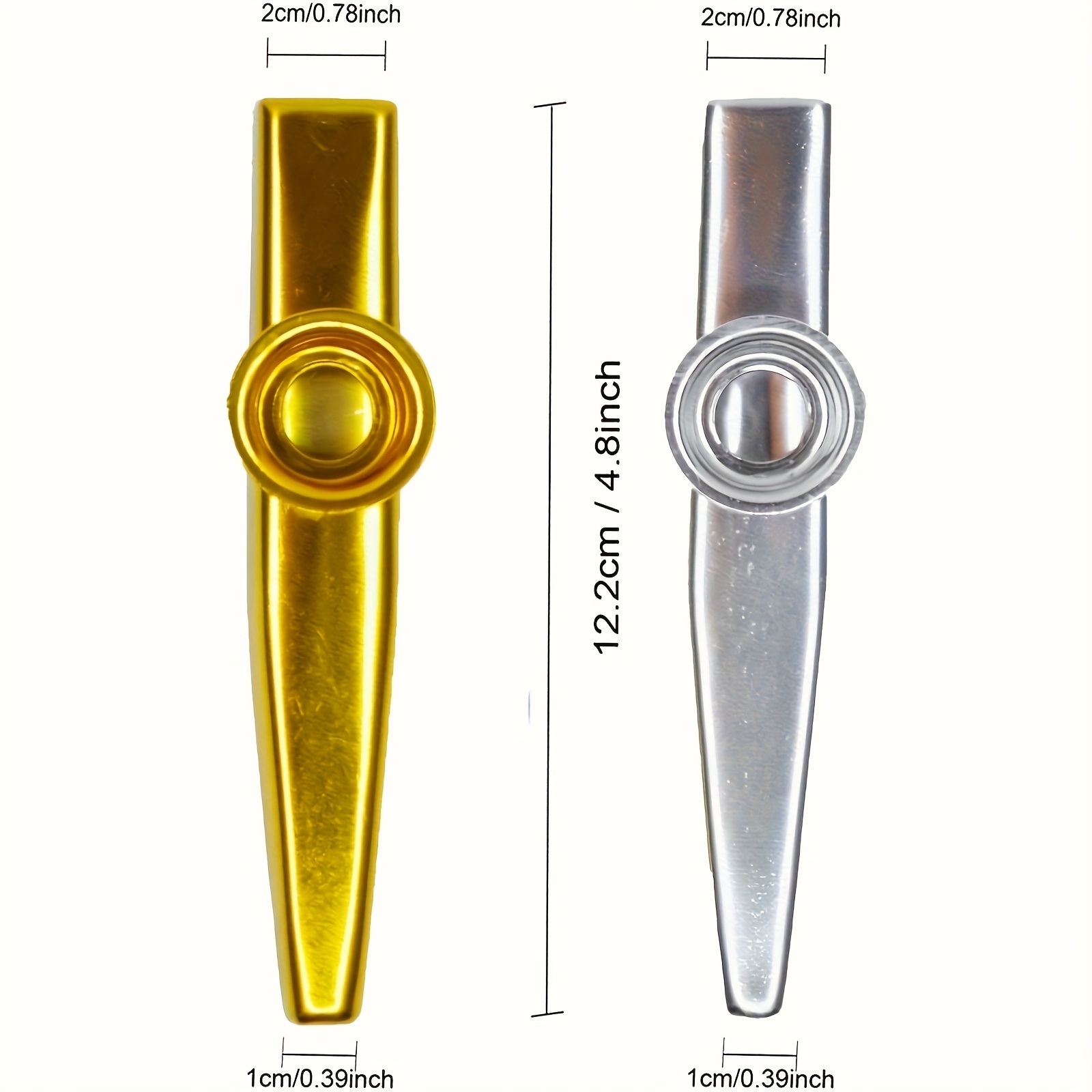 7pcs Metal Kazoos Simple Desig - Musical Instruments Easy ulasan dan harga