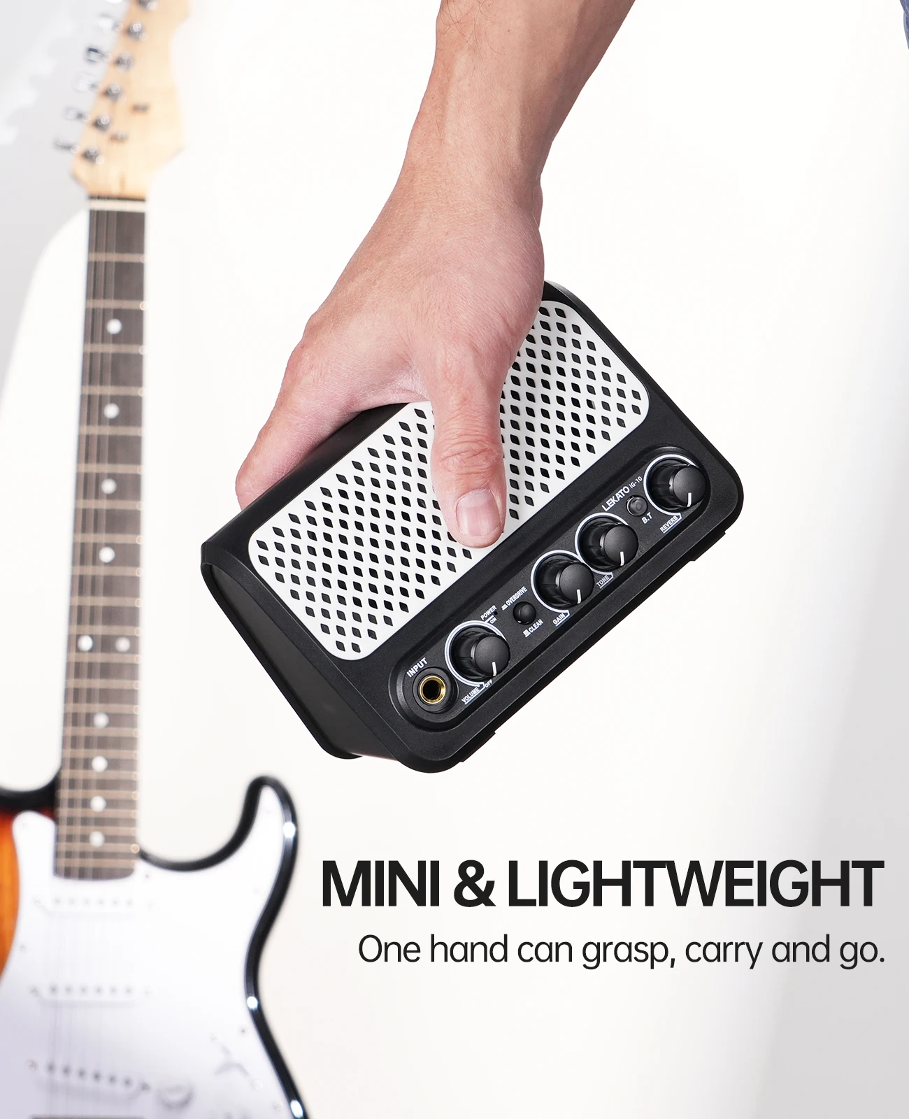 LEKATO 10W Mini Electric Guita - Musical Instrument Amplifier ulasan dan harga