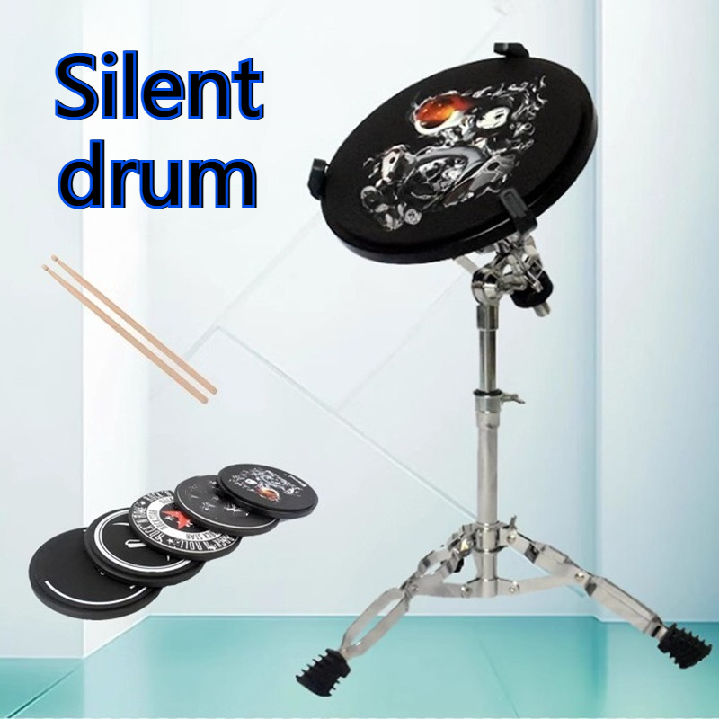 12 Inches Silent Drum Silicone - Musical Instrument Kit ulasan dan harga