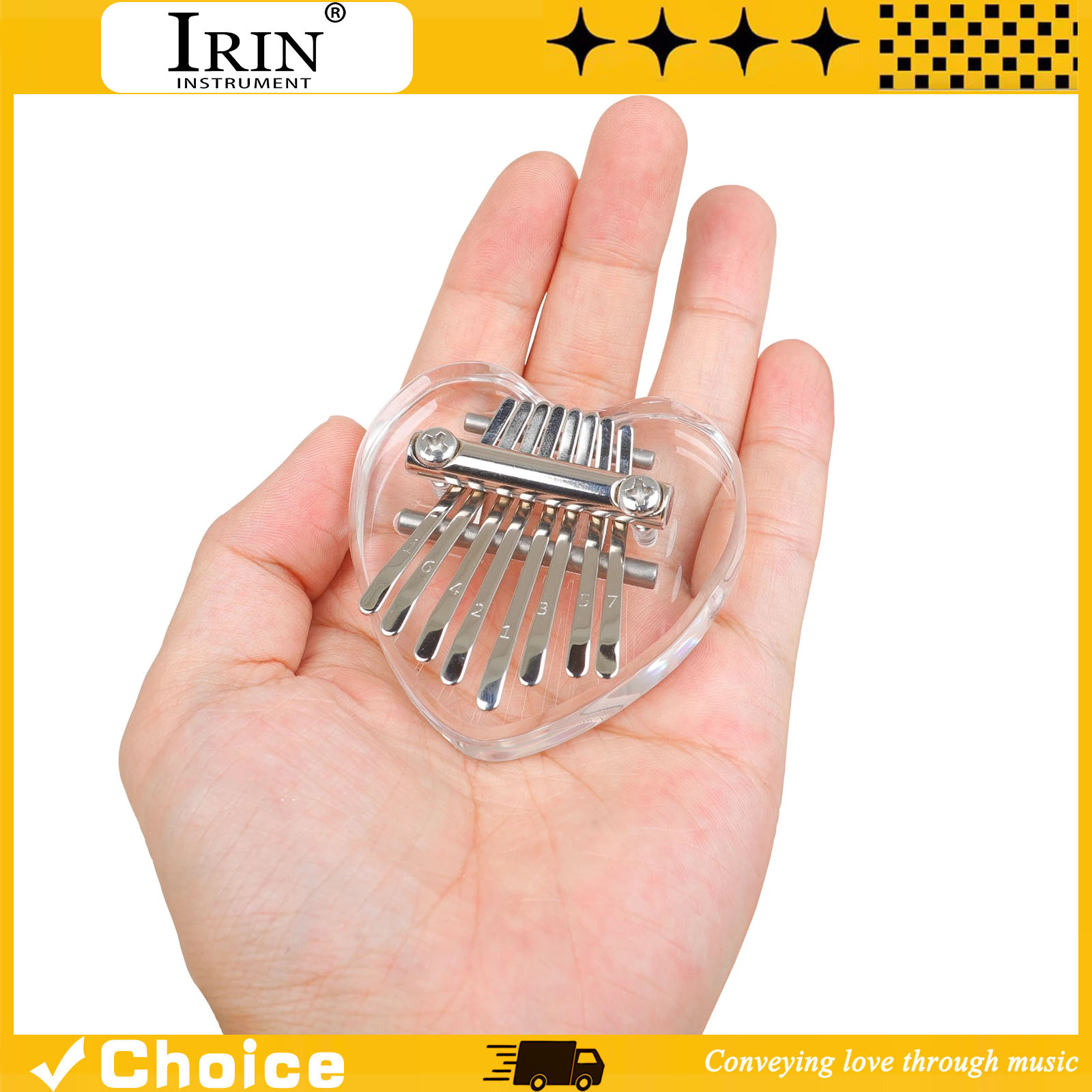 8-Key Kalimba Mini Thumb Piano - A Musical Instrument With Keys ulasan dan harga