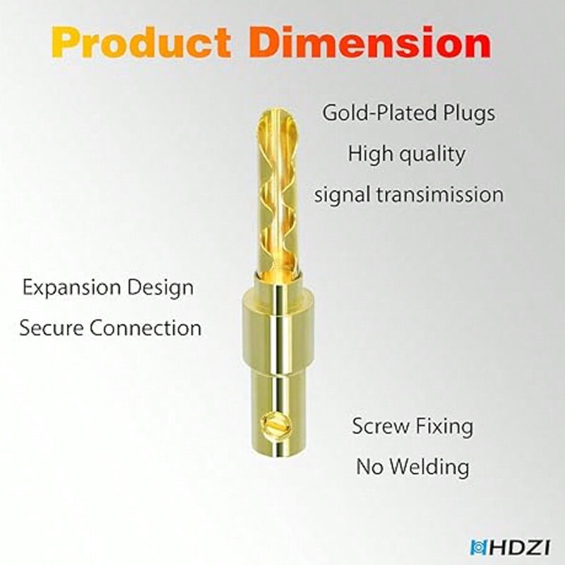 HHDZI Music Banana Plug - Sawt - Musical Instrument Amplifier ulasan dan harga