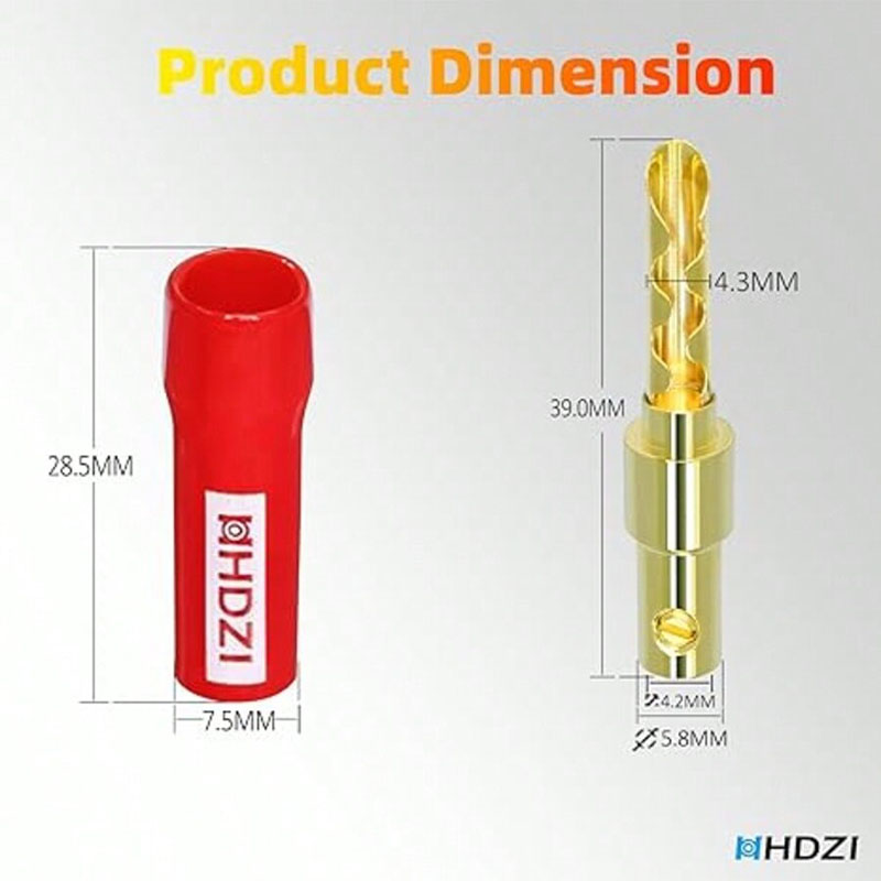 HHDZI Music Banana Plug - Sawt - Musical Instrument Amplifier ulasan dan harga