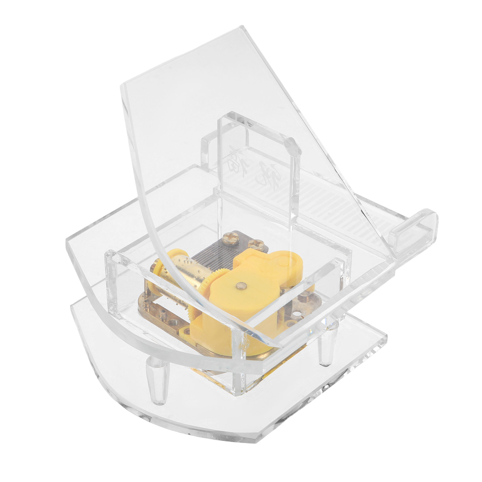 Glass Piano Music Box Transpar - Musical Instrument Glass ulasan dan harga