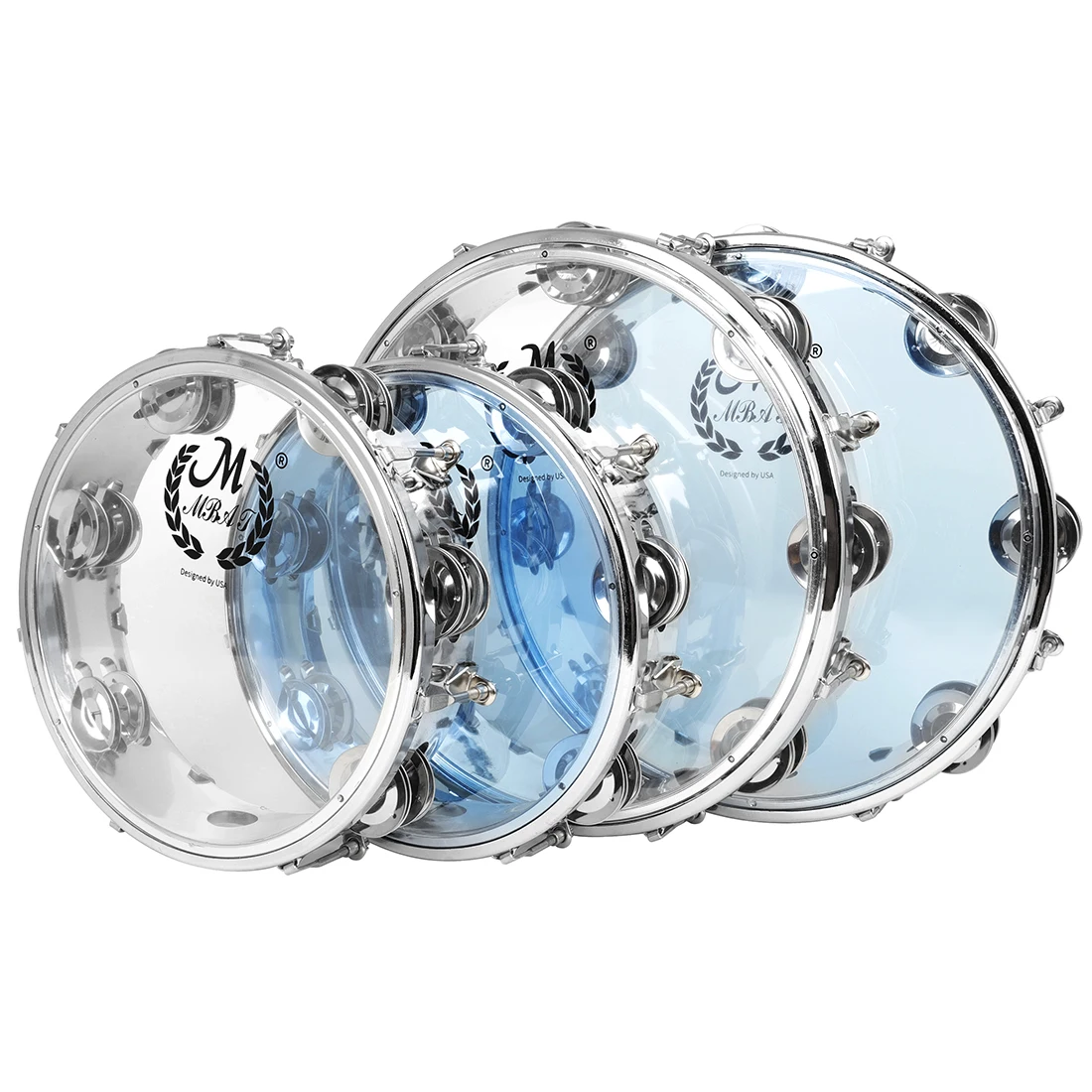 M MBAT 8/10inch Tambourine Sel - Tambourine Hand Drum ulasan dan harga