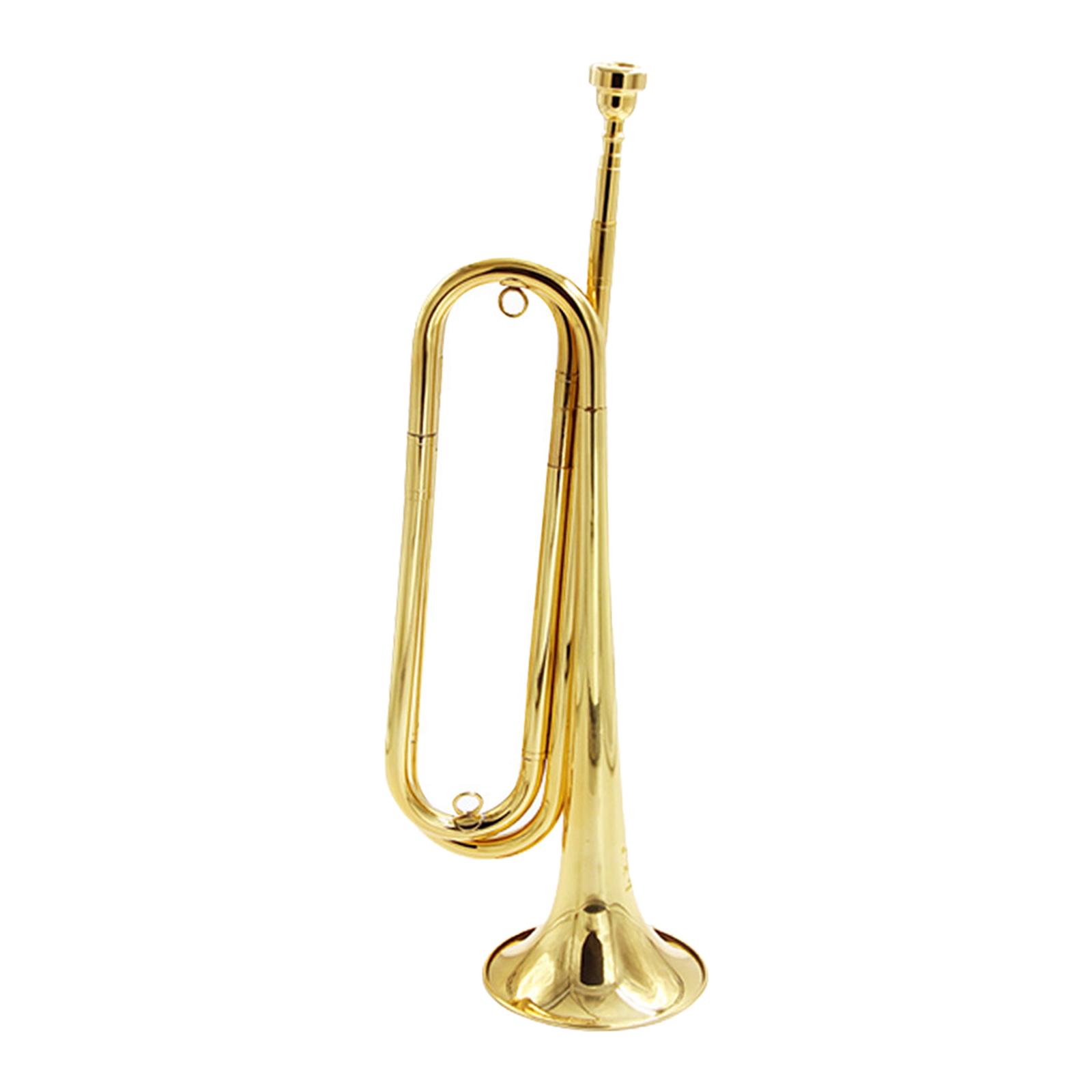 Brass Blowing Bugle Cavalry Tr - Musical Instrument Bugle ulasan dan harga