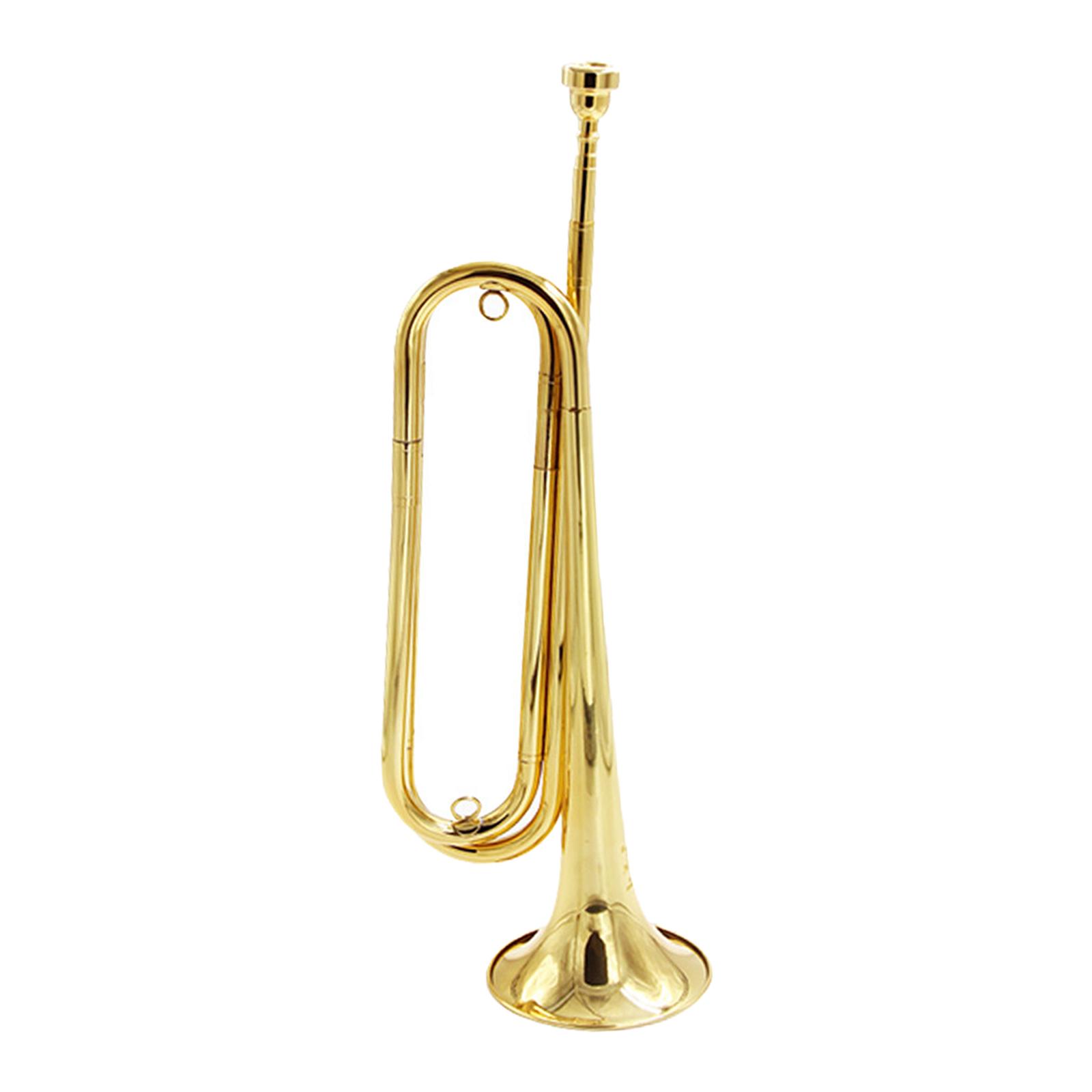 Brass Blowing Bugle Cavalry Tr - Musical Instrument Bugle ulasan dan harga