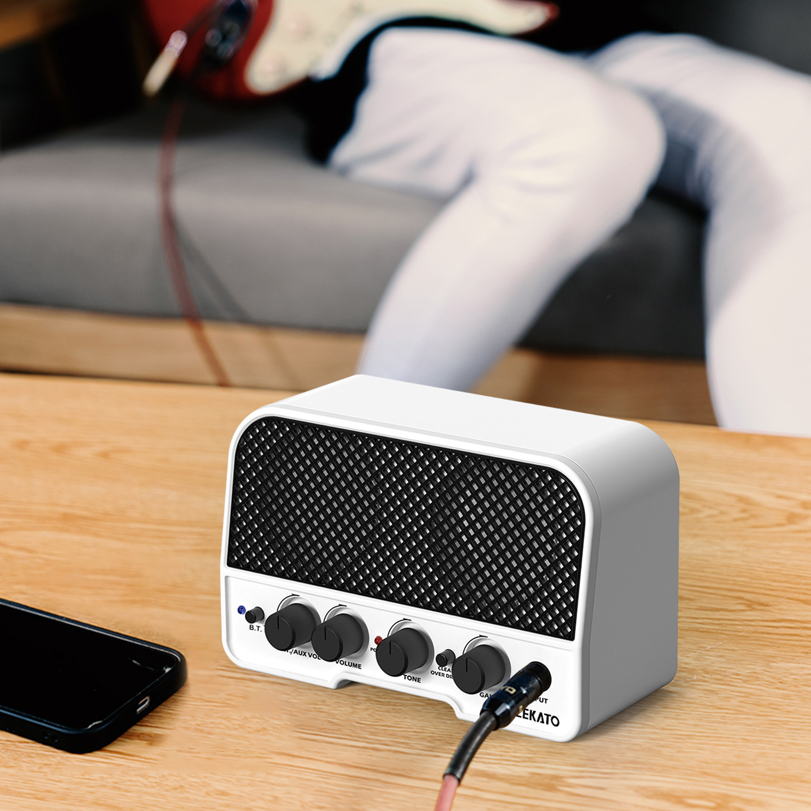 LEKATO JA-02 II Mini Guitar Am - Musical Instrument Amplifier ulasan dan harga
