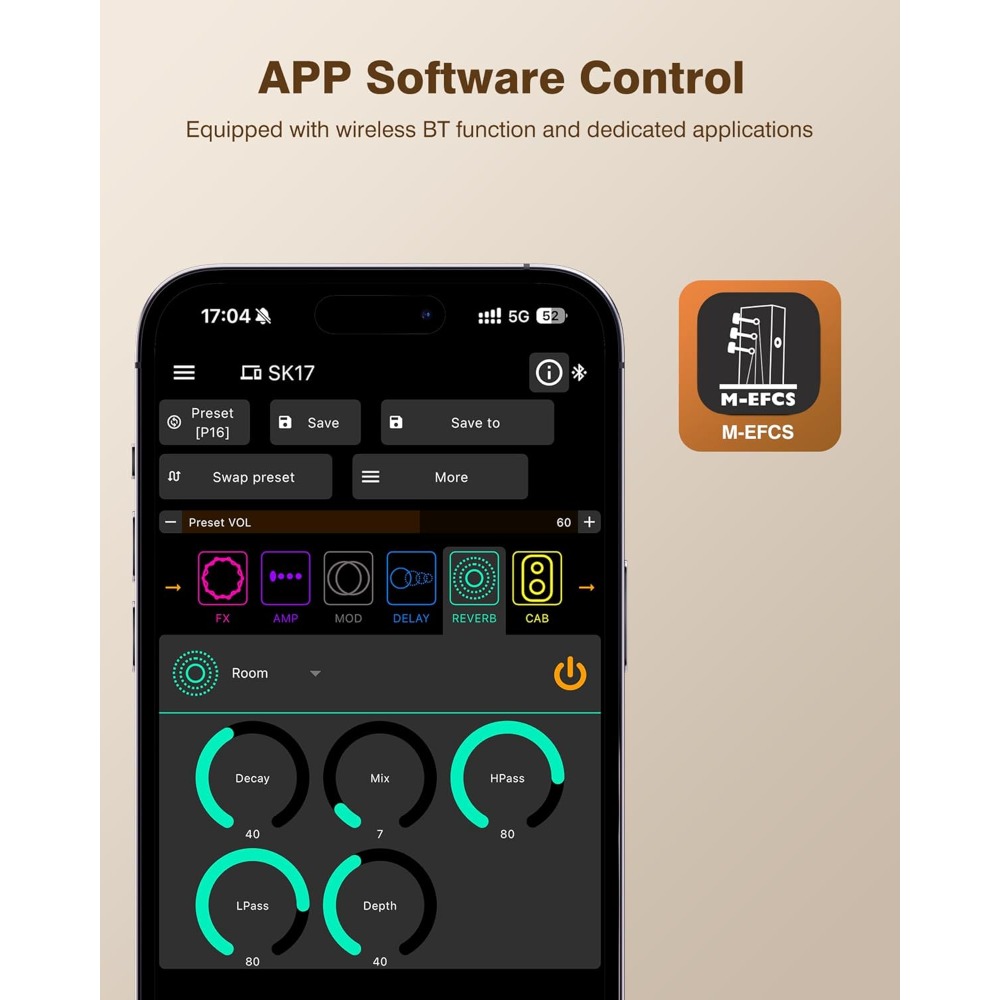 M-VAVE Pocket AMP Multi Effect - Musical Instrument Amplifier ulasan dan harga